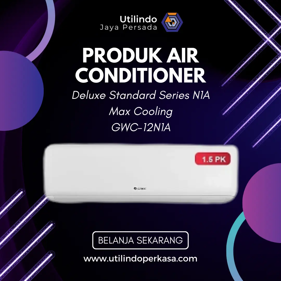 GREE AC DELUXE STANDARD N1A Series - 1,5PK - GWC-12N1A - Utilindo Perkasa