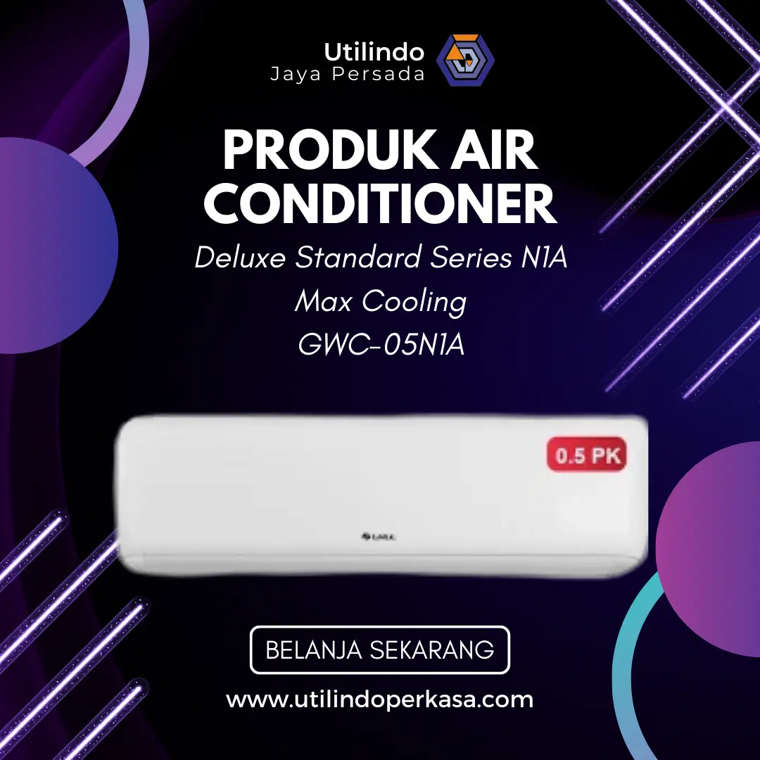 GREE AC DELUXE STANDARD N1A Series - 0.5PK - GWC-05N1A - Utilindo Perkasa