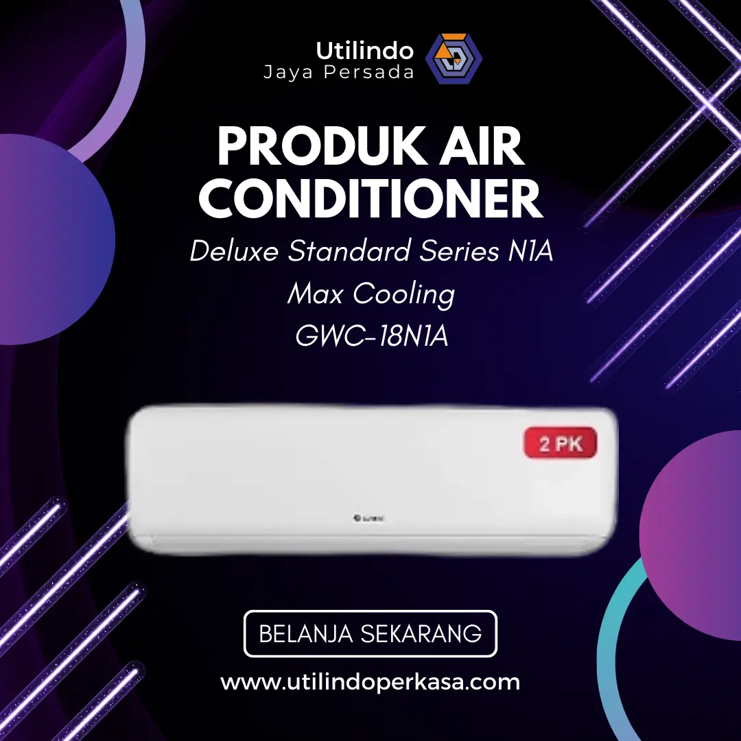 GREE AC DELUXE STANDARD N1A Series - 2PK - GWC-18N1A - Utilindo Perkasa