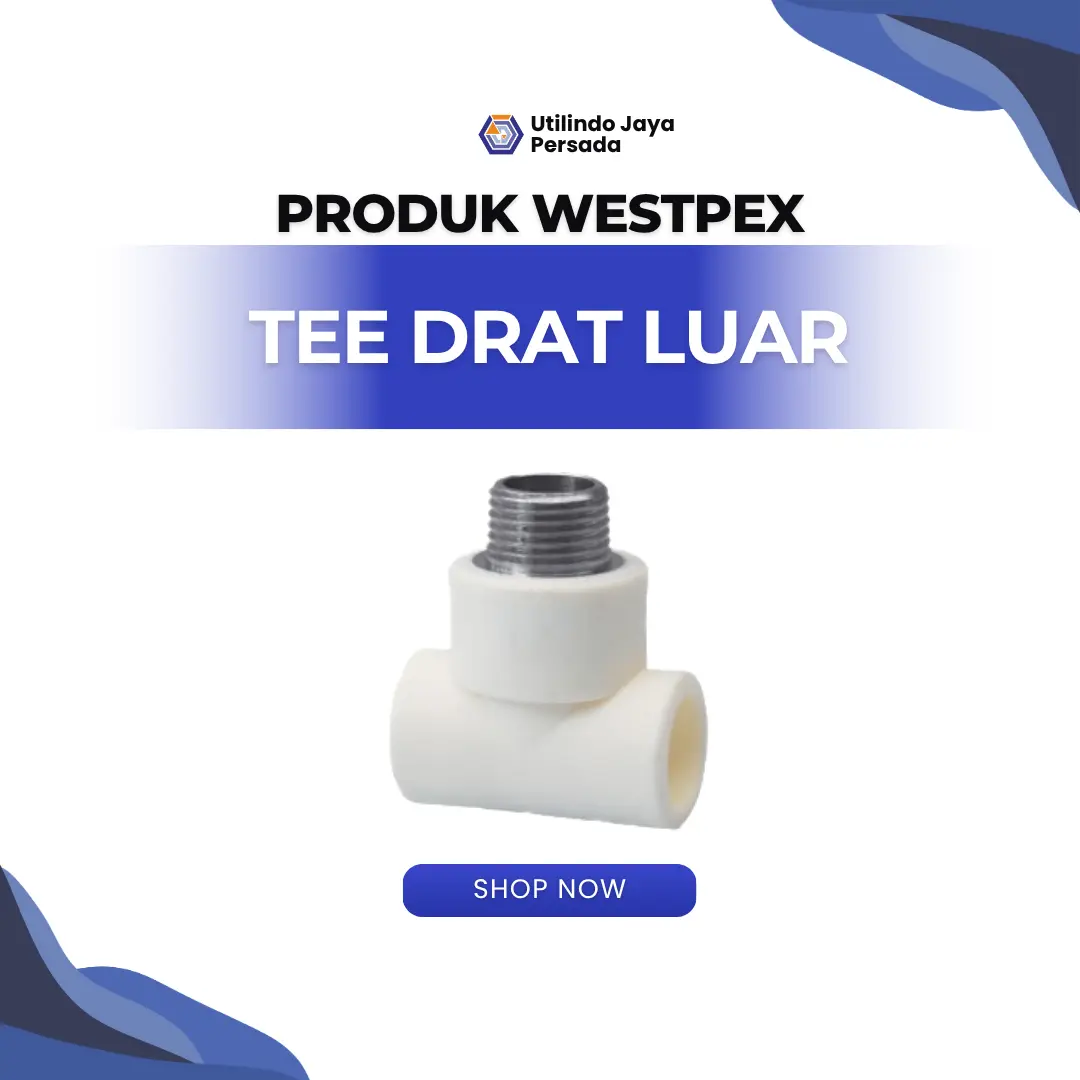 Fitting Tee Drat Luar - Utilindo Perkasa