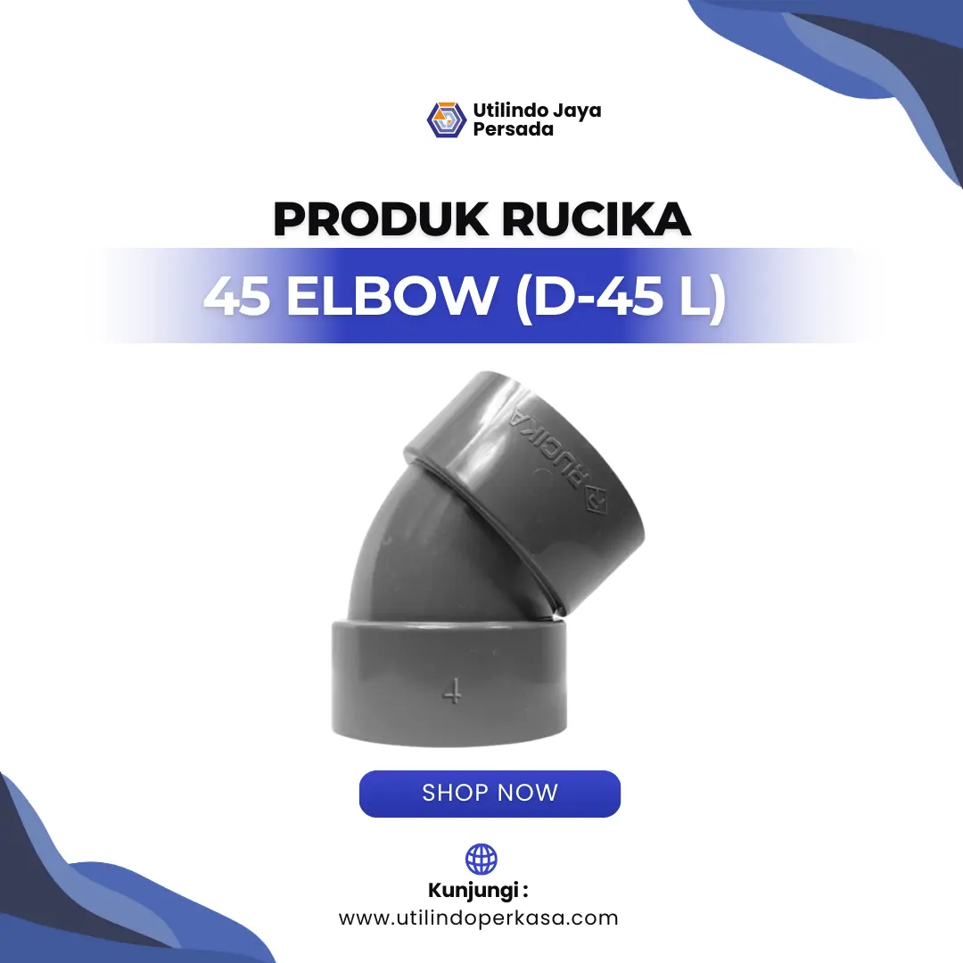 Fitting Elbow 45° Tipe D-45L - Utilindo Perkasa