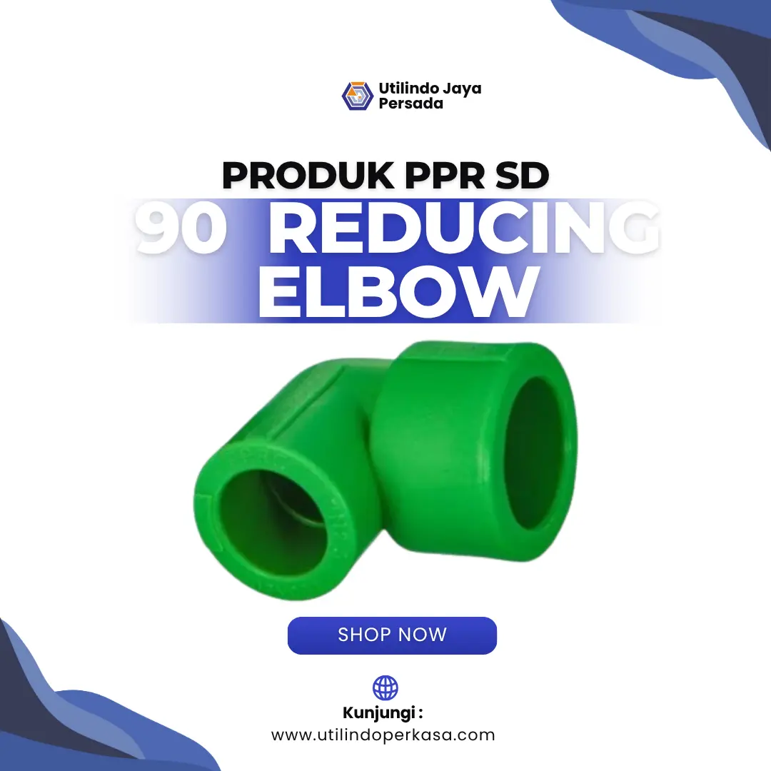 Fitting Reducing Elbow 90° PPR - Utilindo Perkasa