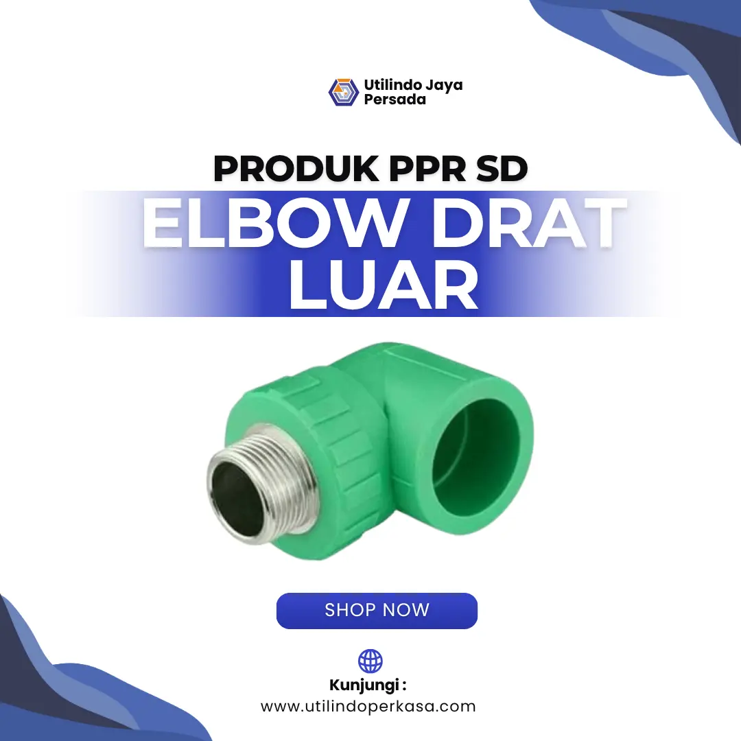 Fitting Elbow Drat Luar PPR - Utilindo Perkasa